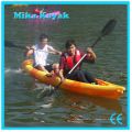 2 personnes Kayak transparent Bateaux de pêche Canoë en plastique